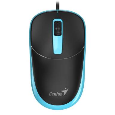 Genius DX-123 Wired Mouse Black/Blue 31010033405 Genius DX-123 Wired Mouse Black/Blue 31010033405