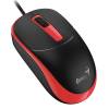 Genius DX-123 Wired Mouse Black/Red 31010033406