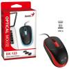 Genius DX-123 Wired Mouse Black/Red 31010033406