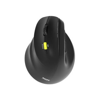 Port Designs Left-hand 2.4 GHz Bluetooth rechargeable Ergo Mouse Black 910008 Port Designs Left-hand 2.4 GHz Bluetooth rechargeable Ergo Mouse Black 910008