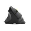 Port Designs Left-hand 2.4 GHz Bluetooth rechargeable Ergo Mouse Black 910008