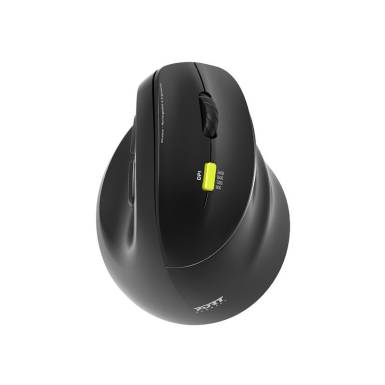 Port Designs Right-hand 2.4 GHz Bluetooth rechargeable Ergo Mouse Black 910007 Port Designs Right-hand 2.4 GHz Bluetooth rechargeable Ergo Mouse Black 910007