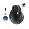 Port Designs Right-hand 2.4 GHz Bluetooth rechargeable Ergo Mouse Black 910007