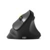 Port Designs Right-hand 2.4 GHz Bluetooth rechargeable Ergo Mouse Black 910007