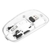 Manhattan Rechargeable Wireless USB Mouse Transparent 190275 Manhattan Rechargeable Wireless USB Mouse Transparent 190275