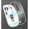 Manhattan Rechargeable Wireless USB Mouse Transparent 190275