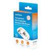 Manhattan Rechargeable Wireless USB Mouse Transparent 190275