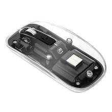 Manhattan Rechargeable Wireless USB Mouse Transparent/Black 190268 Manhattan Rechargeable Wireless USB Mouse Transparent/Black 190268