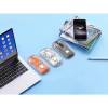 Manhattan Rechargeable Wireless USB Mouse Transparent/Black 190268