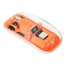 Manhattan Rechargeable Wireless USB Mouse Transparent/Orange 190282 Manhattan Rechargeable Wireless USB Mouse Transparent/Orange 190282