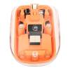 Manhattan Rechargeable Wireless USB Mouse Transparent/Orange 190282