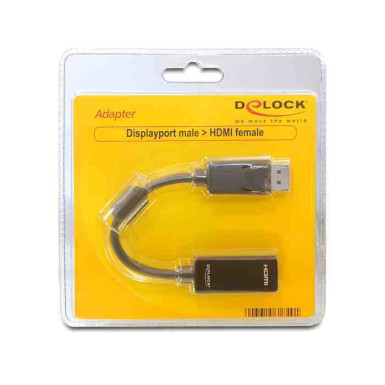 DELOCK Adapter Dislayport  male - HDMI female