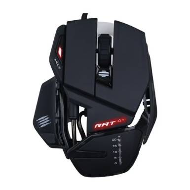 Madcatz R.A.T. 4+ Gaming Mouse Black MR03MCINBL000-0 Madcatz R.A.T. 4+ Gaming Mouse Black MR03MCINBL000-0