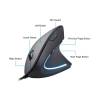 EQuip Vertical Ergonomic Wired Mouse Black 245118