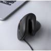 EQuip Vertical Ergonomic Wired Mouse Black 245119