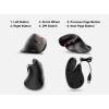 EQuip Vertical Ergonomic Wired Mouse Black 245119