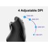 EQuip Vertical Ergonomic Wired Mouse Black 245119