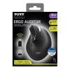 Port Designs Ergo Auditor Ergonomic Wireless Bluetooth Rechargeable Mouse Black 910204