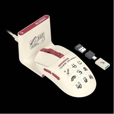 A4-Tech Bloody R72 Ultra Duo Wireless Mouse Pixels Red A4TMYS47743 A4-Tech Bloody R72 Ultra Duo Wireless Mouse Pixels Red A4TMYS47743