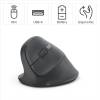 Hama EWM-500L Wireless Mouse Black (balkezes) 173089