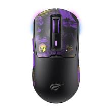 HAVIT Gamenote MS969WB x VKS Gaming Wireless Bluetooth Mouse Black/Purple MS969WB