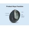 EQuip Ergonomic Dual Mode Wireless Mouse Black 245120