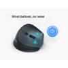 EQuip Ergonomic Dual Mode Wireless Mouse Black 245120