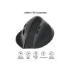 EQuip Ergonomic Dual Mode Wireless Mouse Black 245120