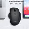 EQuip 6-Button Dual Mode Wireless Mouse Black 245121
