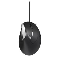 Rapoo EV200 Ergonomic Optical Mouse Black 13532