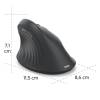 Hama EWM-500R Wireless Ergonomic Vertical Mouse Black 00173088