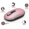 Port Designs Pure MAC Wireless Bluetooth Mouse Pink 910503