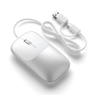 Satechi Slim LX Wired Mouse Silver ST-MULXS Satechi Slim LX Wired Mouse Silver ST-MULXS