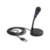 DeLock USB Microphone with base and Touch-Mute Button 65868