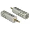 DeLock Condenser Microphone Uni-Directional for Smartphone / Tablet 3.5 mm 4 Pin Stereo Jack 90&deg; angleable Silver 65893