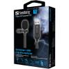 Sandberg Streamer USB Clip Microphone Black 126-40