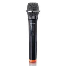 Lenco MCW-011BK wireless Microphone with 6,3mm battery powered receiver Black MCW-011BK