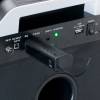 Lenco MCW-011BK wireless Microphone with 6,3mm battery powered receiver Black MCW-011BK