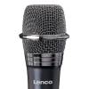 Lenco MCW-011BK wireless Microphone with 6,3mm battery powered receiver Black MCW-011BK