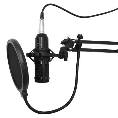 Media-Tech MT397K Studio and Streaming Microphone Black MT397K Media-Tech MT397K Studio and Streaming Microphone Black MT397K