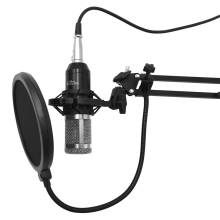 Media-Tech MT397S Studio and Streaming Microphone Silver MT397S Media-Tech MT397S Studio and Streaming Microphone Silver MT397S