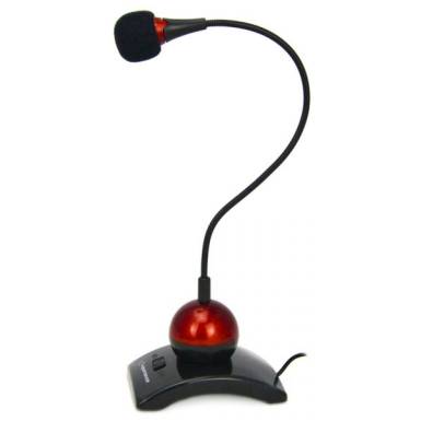 Esperanza EH130 Chat Desktop Microphone Black/Red EH130 Esperanza EH130 Chat Desktop Microphone Black/Red EH130