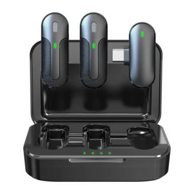 Technaxx TX-301 Wireless Lavalier Microphones Black 5212 Technaxx TX-301 Wireless Lavalier Microphones Black 5212