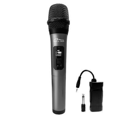 Media-Tech MT398 MIC HERO Wireless Karaoke Speakers microphone Black/Grey MT398