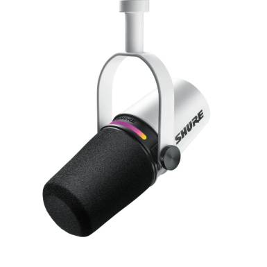 Shure MV7+ Podcast Microphone White MV7+-W Shure MV7+ Podcast Microphone White MV7+-W