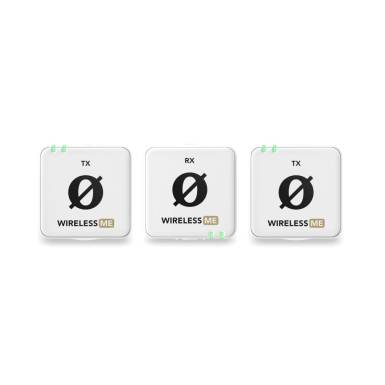 Rode Wireless ME Dual Compact Wireless Microphone System White WIMEDUALW Rode Wireless ME Dual Compact Wireless Microphone System White WIMEDUALW