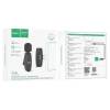 Hoco L15 Crystal Wireless microphone Black L15_TYPEC