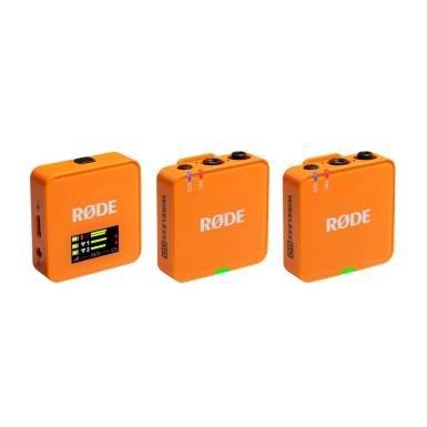 Rode Wireless GO III Compact Wireless Microphone System Orange WIGOGEN3-ORANGE Rode Wireless GO III Compact Wireless Microphone System Orange WIGOGEN3-ORANGE