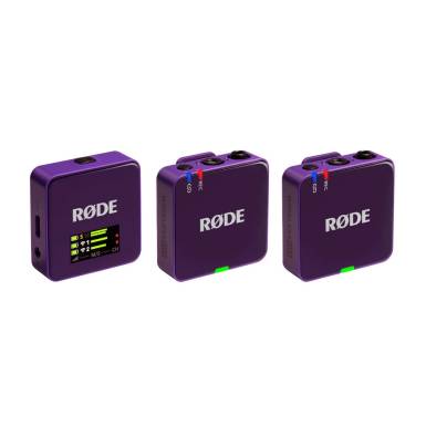 Rode Wireless GO III Compact Wireless Microphone System Purple WIGOGEN3-PURPLE Rode Wireless GO III Compact Wireless Microphone System Purple WIGOGEN3-PURPLE
