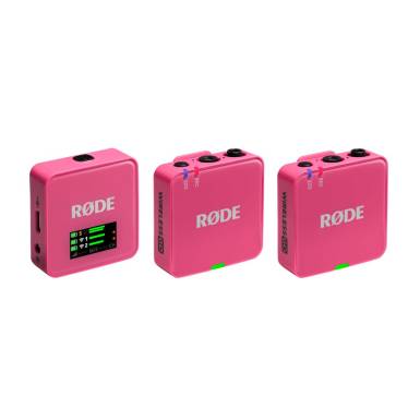 Rode Wireless GO III Compact Wireless Microphone System Pink WIRELESS GO III - PINK Rode Wireless GO III Compact Wireless Microphone System Pink WIRELESS GO III - PINK